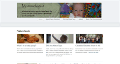 Desktop Screenshot of mommiologist.com